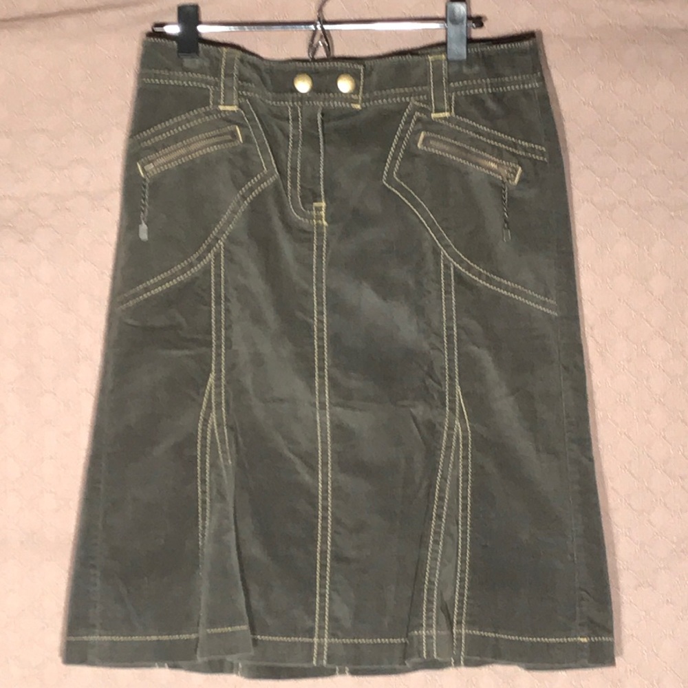 LOFT Dark brown skirt 4